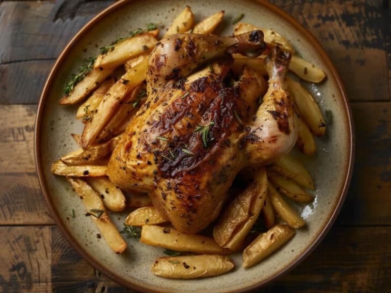 poulet frites