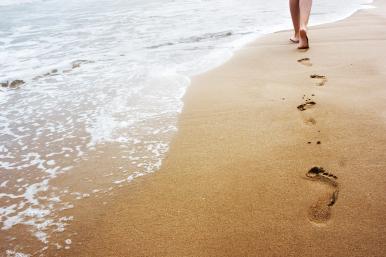 Balade sur la plage